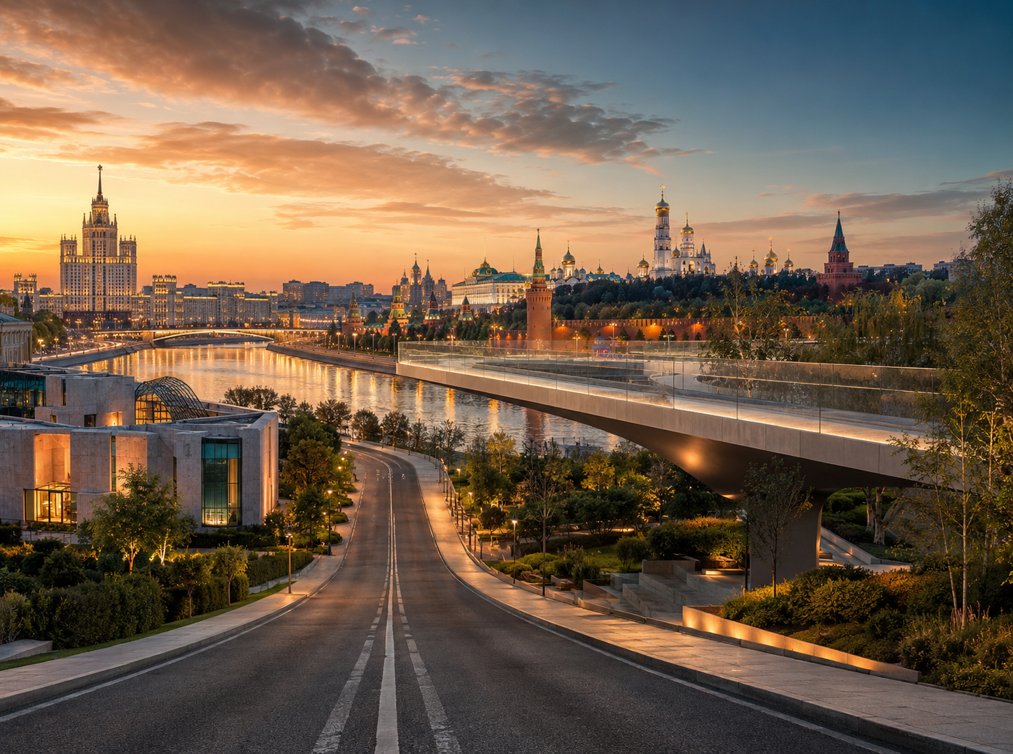 Москва без спешки: Зарядье, набережные и Новая Третьяковка